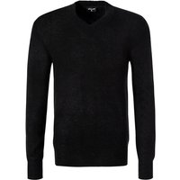 Strellson Herren Pullover schwarz Alpaka-Wolle unifarben von Strellson