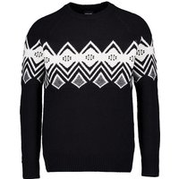 Strellson Herren Pullover schwarz Baumwolle Norweger von Strellson
