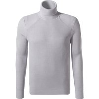 Strellson Herren Rollkragenpullover grau Wolle unifarben von Strellson