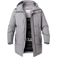 Strellson Herren Steppjacke grau Mikrofaser unifarben von Strellson