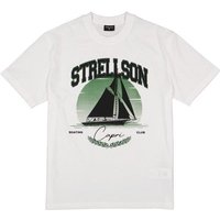 Strellson Herren T-Shirt weiß Baumwolle von Strellson