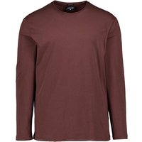 Strellson Herren Longsleeve braun Baumwolle von Strellson