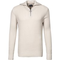 Strellson Herren Troyer beige Baumwolle unifarben von Strellson