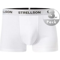 Strellson Herren Trunks weiß Baumwolle unifarben von Strellson