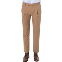 Strellson Herren Bundfaltenhose beige Baumwolle von Strellson