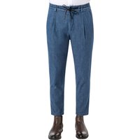 Strellson Herren Hose blau Baumwolle meliert von Strellson