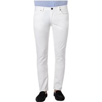 Strellson Herren Hose weiß Baumwolle Slim Fit von Strellson