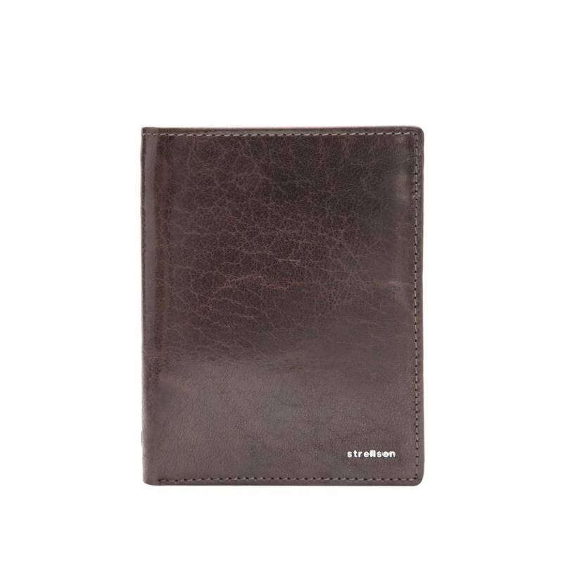 Strellson - JEFFERSON Kombibörse Jefferson Billfold Darkbrown 702-darkbrown - Gr. - One Size von Strellson