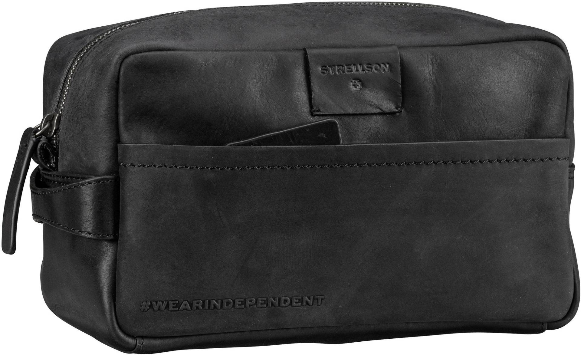 Strellson Brick Lane Dick Washbag SHZ  in Schwarz (3.7 Liter), Kulturbeutel von Strellson