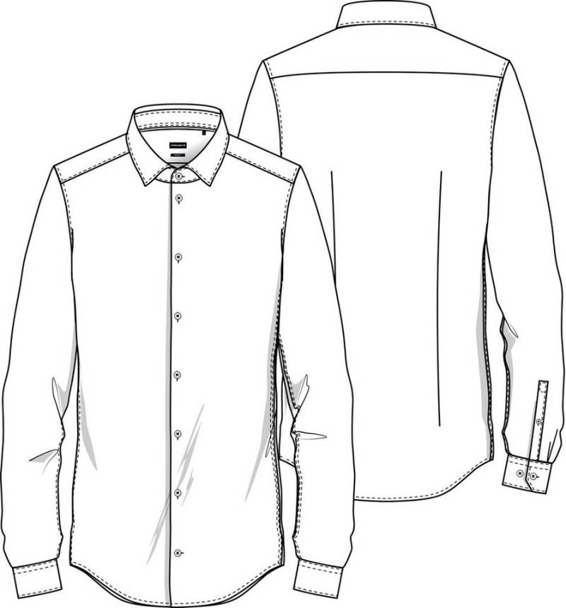 Strellson Langarmhemd Hemd Santos - Slim Fit von Strellson