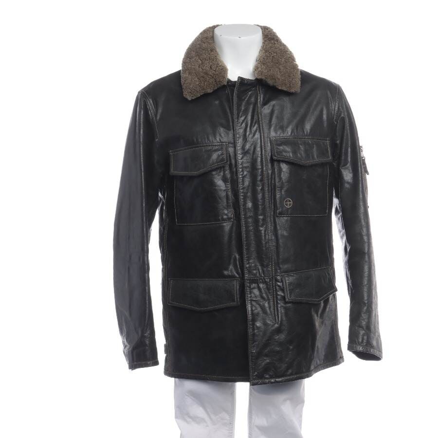 Strellson Lederjacke 48 Grau von Strellson