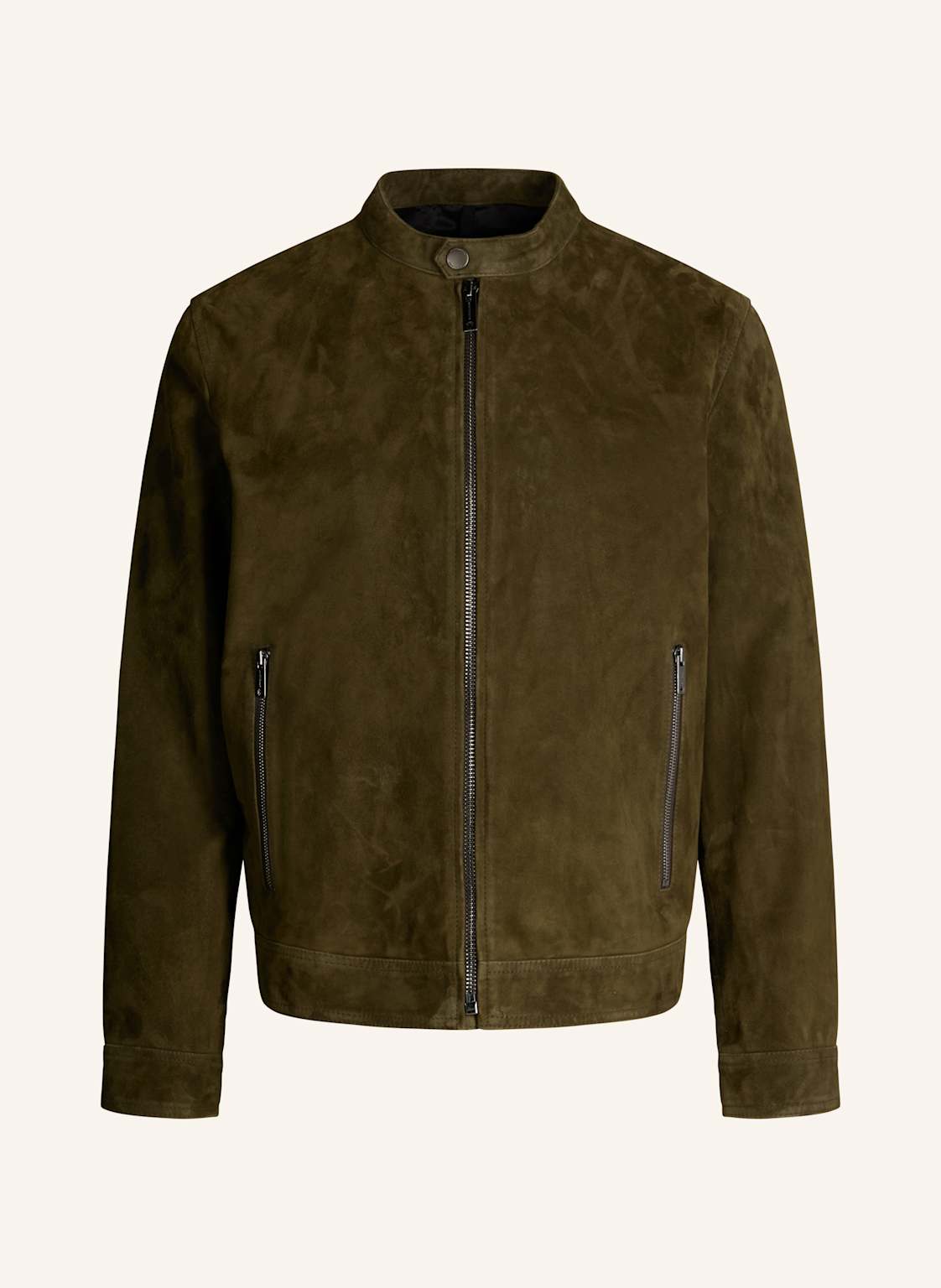 Strellson Lederjacke Jace-Slim gruen von Strellson