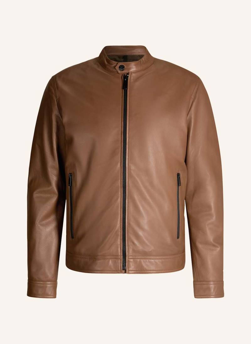 Strellson Lederjacke Jace braun von Strellson