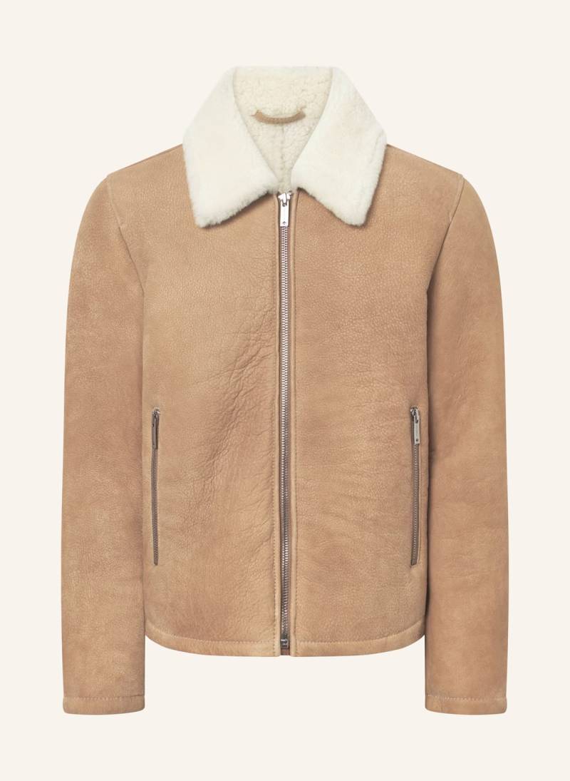 Strellson Lederjacke beige von Strellson