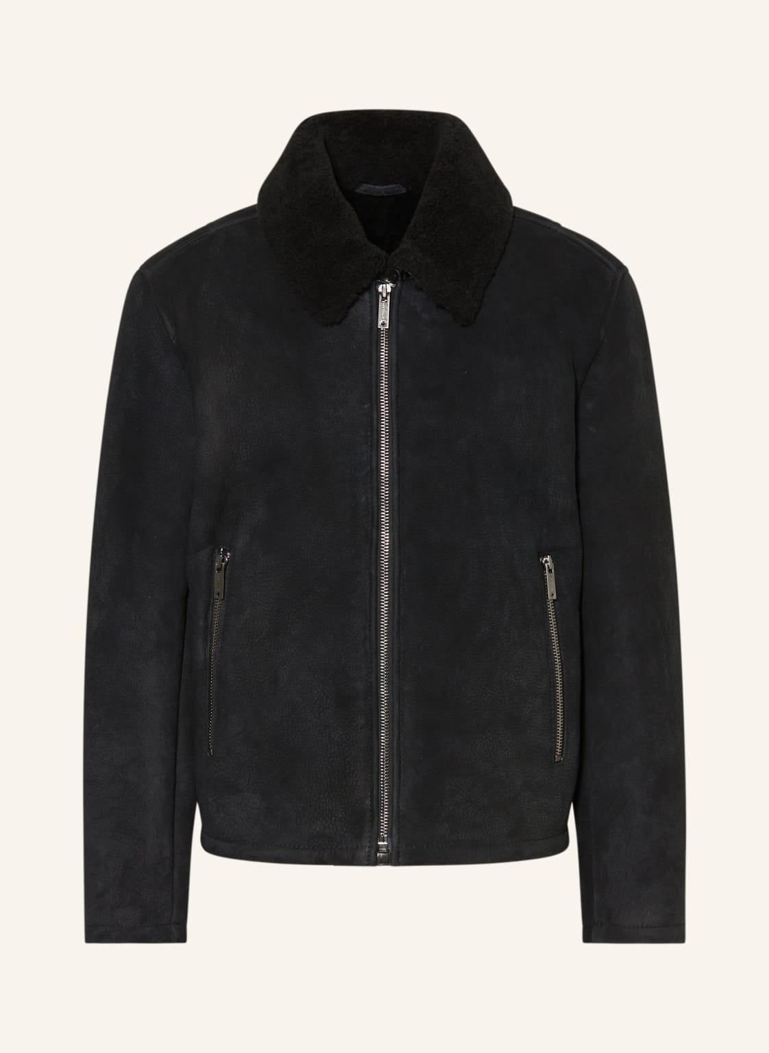 Strellson Lederjacke schwarz von Strellson