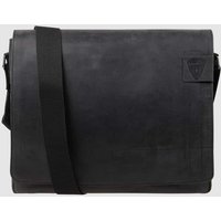 Strellson Messenger Bag aus Leder Modell 'Richmond' in Black, Größe One Size von Strellson