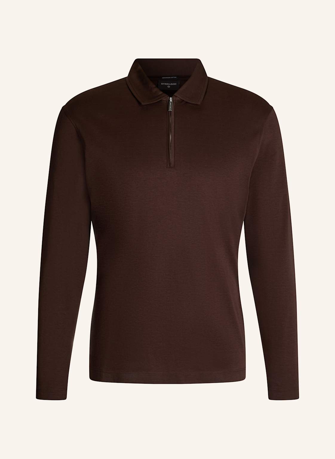 Strellson Polo-Longsleeve Pepe braun von Strellson