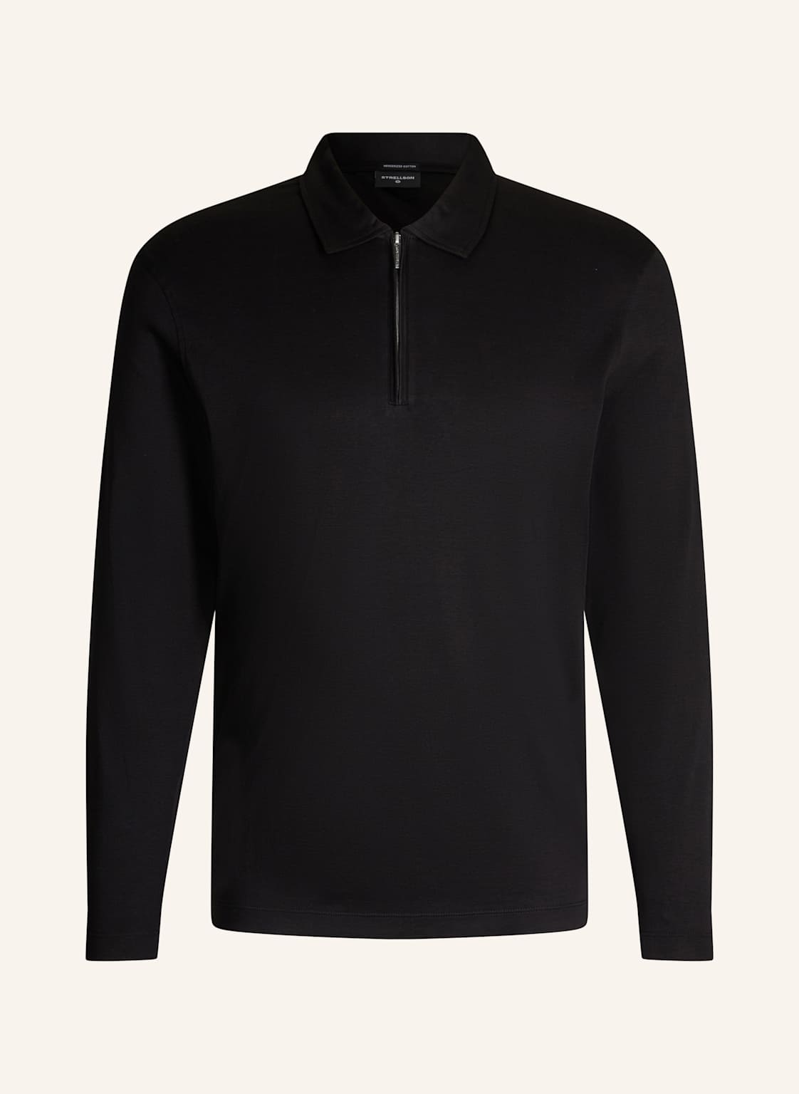 Strellson Polo-Longsleeve Pepe schwarz von Strellson