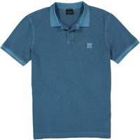 Strellson Herren Polo-Shirt blau Baumwoll-Piqué von Strellson