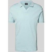 Strellson Poloshirt mit gerippten Abschlüssen Modell 'Clark' in Lind, Größe XL von Strellson