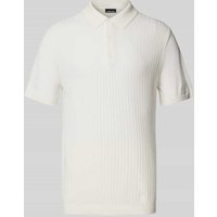 Strellson Poloshirt mit kurzer Knopfleiste Modell 'Adrian' in Offwhite, Größe XXL von Strellson