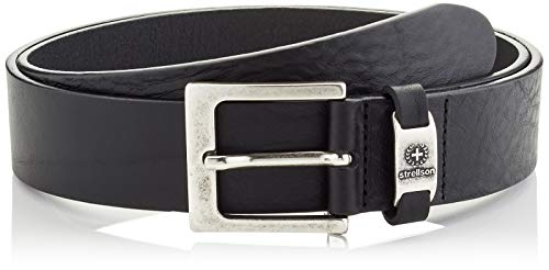 Strellson Premium Herren 3096 STRELLSON Belt 4 cm/NOS Gürtel, Schwarz (Black 001), 676 (Herstellergröße: 100) von Strellson