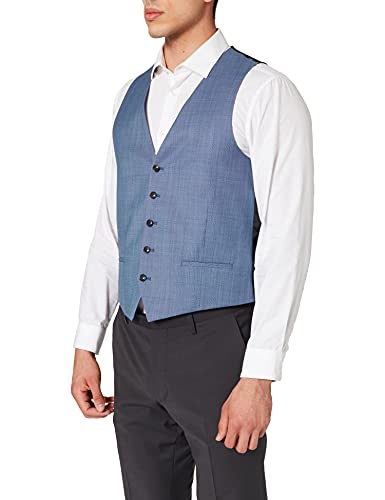 Strellson Premium Herren VES Anzugweste, Blau (Pastel Blue 458), (Herstellergröße: 52) von Strellson