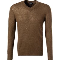 Strellson Herren Pullover braun Alpaka-Wolle unifarben von Strellson