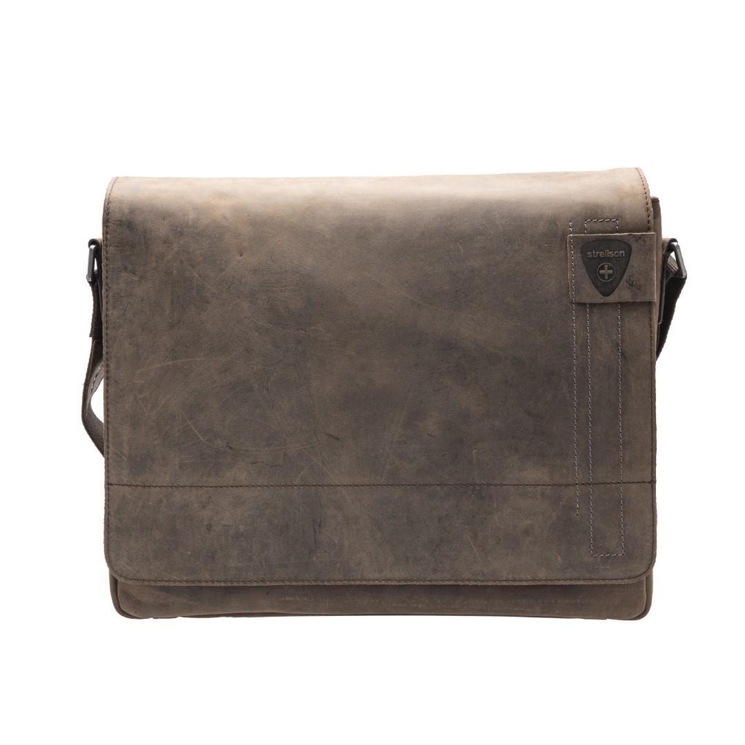 Strellson - RICHMOND Messenger Richmond Messenger Darkbrown 702 dark brown - Gr. - L von Strellson