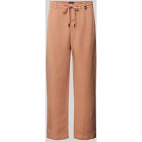 Strellson Regular Fit Chino mit elastischem Bund Modell 'Saturn' in Beige, Größe 34/32 von Strellson