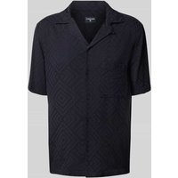 Strellson Regular Fit Freizeithemd aus Viskose-Baumwoll-Mix Modell 'CISCO' in Black, Größe S von Strellson