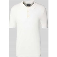 Strellson Regular Fit Poloshirt aus reiner Viskose Modell 'VADIM' in Weiss, Größe XL von Strellson