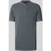 Strellson Regular Fit Poloshirt mit Maokragen Modell 'Phillip' in Black, Größe L von Strellson