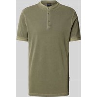 Strellson Regular Fit Poloshirt mit Maokragen Modell 'Phillip' in Oliv, Größe S von Strellson