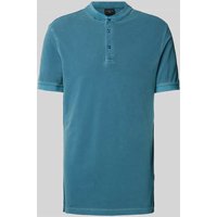 Strellson Regular Fit Poloshirt mit Maokragen Modell 'Phillip' in Petrol, Größe L von Strellson