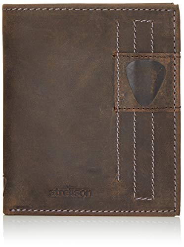 Strellson Richmond Billfold V12 4010001307 Herren Geldbörsen 11x13x1 cm (B x H x T),Braun (Dark Brown 702),11x13x1 cm (B x H x T) von Strellson