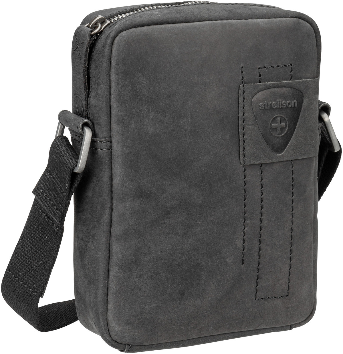 Strellson Richmond Clint Shoulderbag XSVZ  in Schwarz (1.3 Liter), Umhängetasche von Strellson