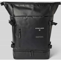 Strellson Rucksack mit Label-Print Modell 'sebastian' in Black, Größe 1 von Strellson