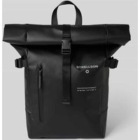 Strellson Rucksack mit Label-Print Modell 'stockwell' in Black, Größe One Size von Strellson