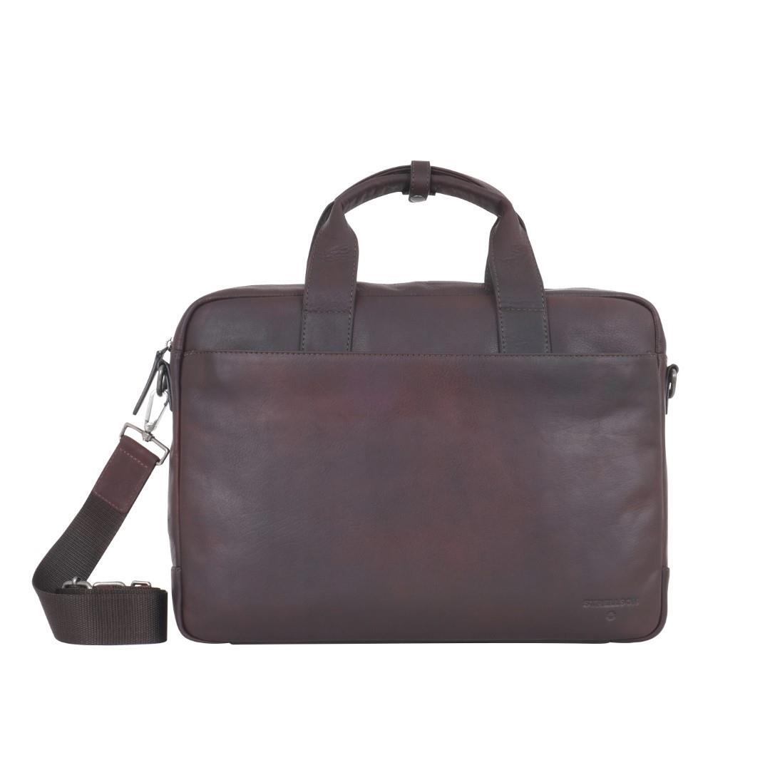 Strellson - STRATFORD Businessbag Charles Darkbrown Dunkelbraun von Strellson