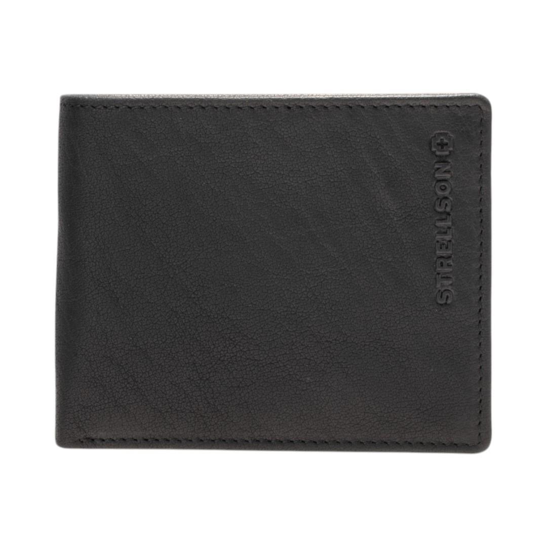 Strellson - Scheintasche Quer Clapton Myles Billfold M Black Schwarz - Gr. - M von Strellson