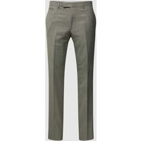 Strellson Slim Fit Anzughose in Melange-Optik Modell 'Kynd' in Oliv, Größe 50 von Strellson