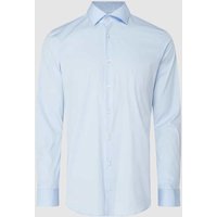 Strellson Slim Fit Business-Hemd aus Popeline Modell 'Santos' in Bleu, Größe 43 von Strellson
