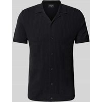 Strellson Slim Fit Freizeithemd mit Strukturmuster Modell 'Vincent' in Black, Größe XXL Strellson Slim Fit Freizeithemd mit Strukturmuster Modell 'Vincent' in Black, Größe XXL von Strellson
