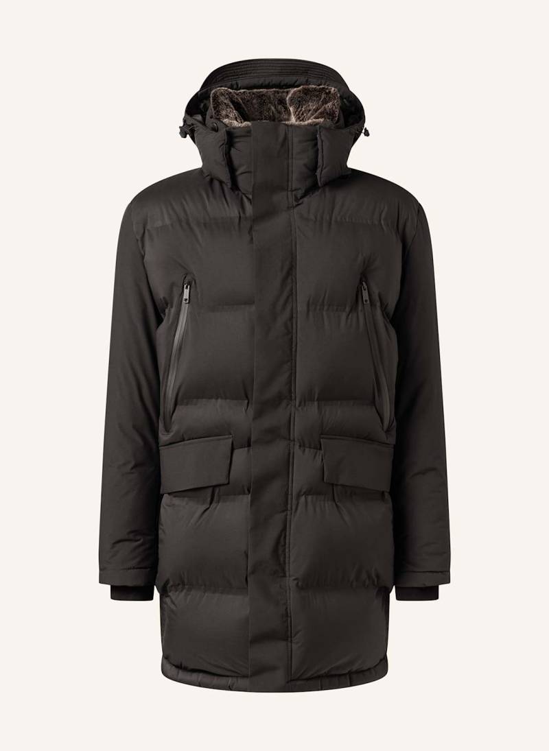 Strellson Steppmantel Ambience Mit Abnehmbarer Kapuze schwarz von Strellson