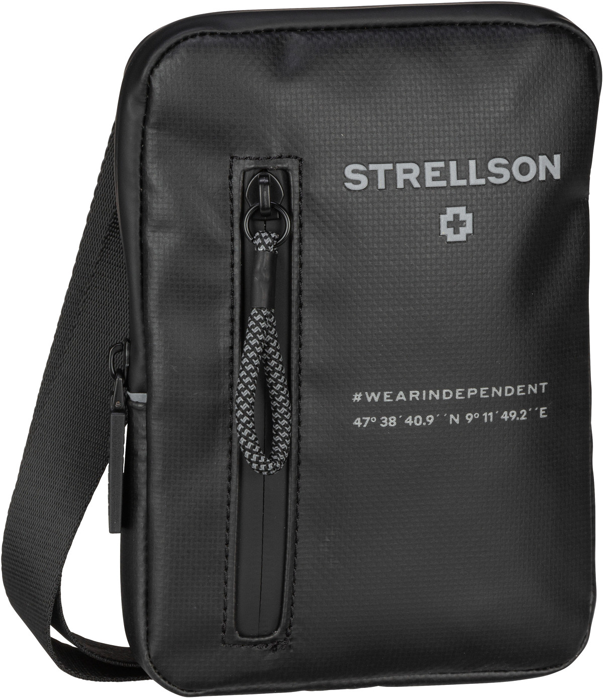 Strellson Stockwell 2.0 Brian Shoulderbag XSVZ  in Schwarz (0.8 Liter), Umhängetasche von Strellson