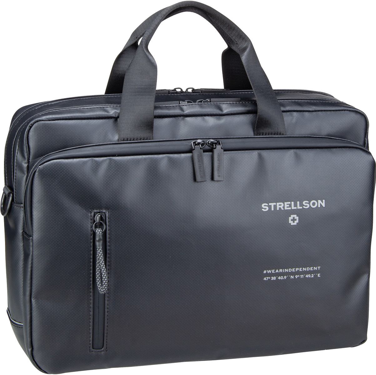 Strellson Stockwell 2.0 Charles Briefbag MHZ  in Schwarz (14.7 Liter), Aktentasche von Strellson