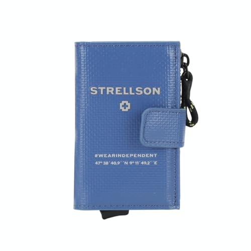 Strellson - Stockwell 2.0 Kreditkartenetui 8x10x1cm, Schwarz, RFID-Schutz, für Herren, Männergeldbörse von Strellson