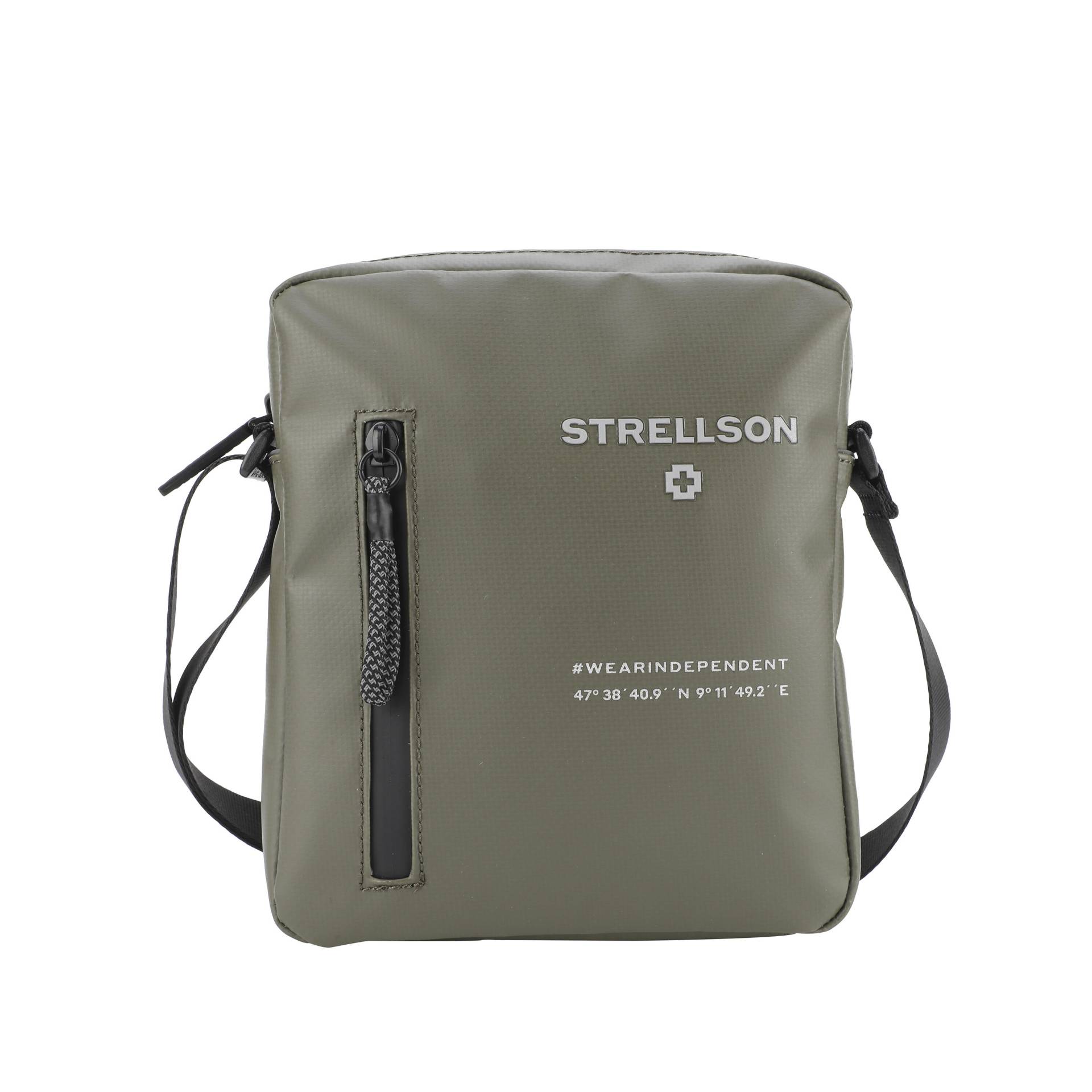 Strellson - Stockwell 2.0 Marcus Shoulderbag Xsvz khaki - Gr. - XS von Strellson