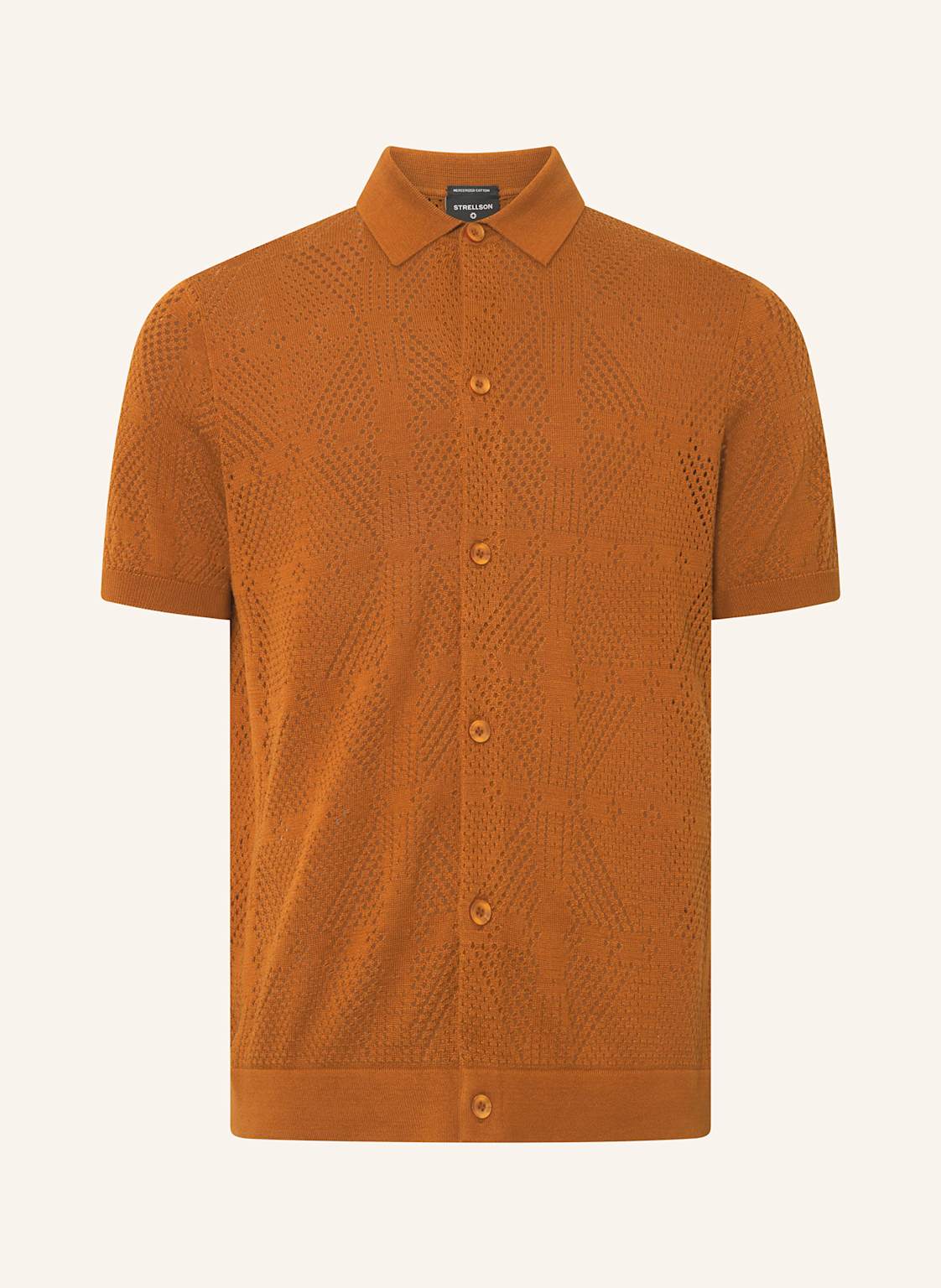 Strellson Strickhemd Adrian Slim Fit braun Strellson Strickhemd Adrian Slim Fit braun von Strellson